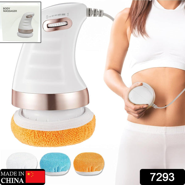 Body Sculpting Massager with 3 Pads, Adjustable Speed, Handheld Electric Massager for Full Body (1 Pc) - Goyaldeal.com
