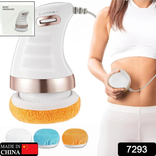 Body Sculpting Massager with 3 Pads, Adjustable Speed, Handheld Electric Massager for Full Body (1 Pc) - Goyaldeal.com