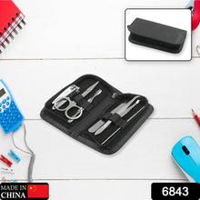 6-Piece Nail Clippers Kit with Travel Case: Professional Manicure Set, Stainless Steel - Goyaldeal.com