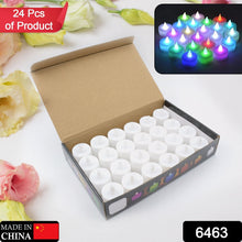 Multicolor LED Tealights Candles (24 Pack): Festive Decorations - Goyaldeal.com