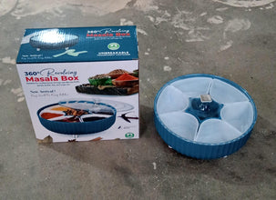 Dry Fruit & Snack Organizer: 360° Revolving Box (7 Compartments, Airtight) - Goyaldeal.com