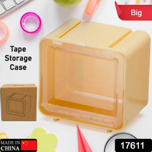 Durable Transparent Tape Storage Box – Plastic Office Organizer - Goyaldeal.com