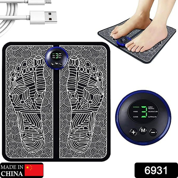 EMS Foot Massager, Electric Feet Massager, Deep Kneading Circulation Foot Booster for Feet and Legs Muscle Stimulator, Folding Portable Electric Massage Machine (Mix Design) - Goyaldeal.com