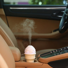 Ice Cream Design LED Humidifier for Freshening Air & Fragrance (Multicoloured) - Goyaldeal.com
