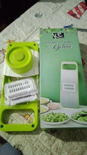 Slicer for Kitchen 5 in 1 Foldable Vegetable Slicer Blade Potato Cutter, Veggie Slicer, Onion Slicer, Julienne Grater with Protective Guards, Stainless Steel Blade - Goyaldeal.com