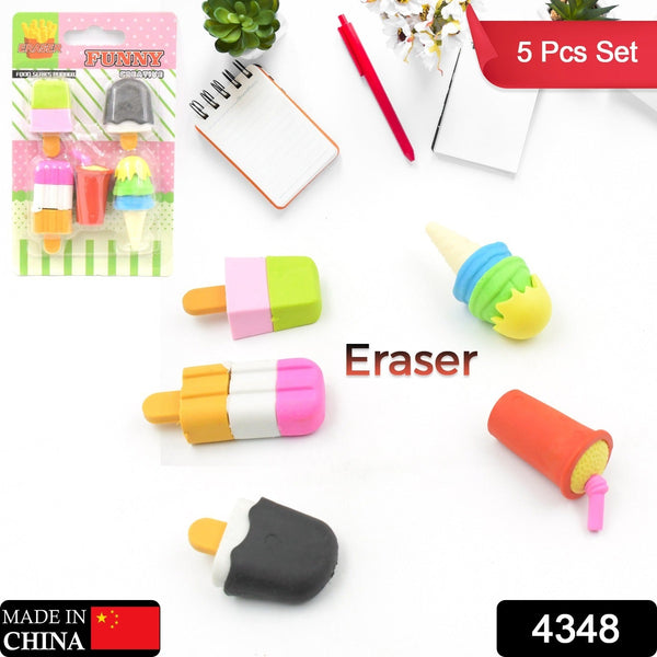 Mini Eraser Set for Kids (5 Pieces) - Fun Designs, Party Favors, School Prizes - Goyaldeal.com
