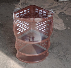 Multi Purpose Plastic Corner Rack a Stylish Storage Shelf for Kitchen / Living Room / Bathroom (1 Pc / 3 Layer ) - Goyaldeal.com