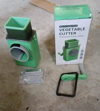 Stainless Steel Vegetable Chopper with 6 Blades - Kitchen Mandoline Slicer - Goyaldeal.com