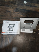 Tablet Stand Metal Alloy Adjustable Bracket, Suitable For tablet Computers for Desk Ergonomic Foldable Metal Tablet Holder/Tablets/Mobile Phones - Goyaldeal.com