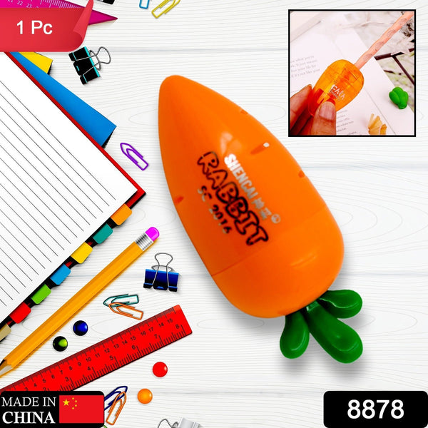 Student Pencil Sharpener Cartoon Simple Carrot Pencil Sharpener Suitable for Students, Children, School, Stationery (1 Pc) - Goyaldeal.com