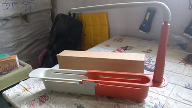 Telescopic Sink Storage Rack Material Kitchen Rag Rack Dishwashing Organizer Shelf Drain Basket Pp Under Sink Organizers ( Mic Color 1 Pc) - Goyaldeal.com