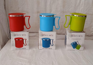 300ml Stainless Steel Mug: Insulated, Leakproof Lid, Hot/Cold Drinks (Mix Color) - Goyaldeal.com
