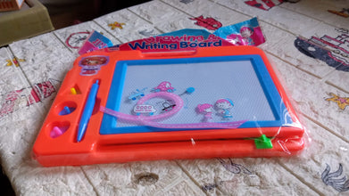 Children Magic Slate Pen Doodle Pad Erasable Drawing Easy Reading Writing Learning Graffiti Board Kids Gift Toy Magnetic Painting Sketch Pad for Baby Children (1 Pc Mix Color) - Goyaldeal.com