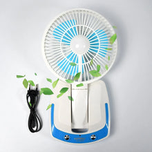 PORTABLE LED LIGHT WITH MINI FAN- YJ 5570 (Battery Not Include) - Goyaldeal.com