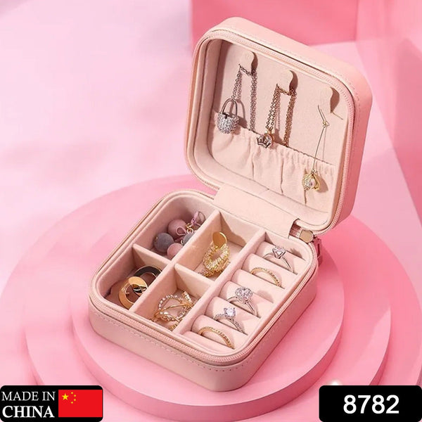 Mini PU Leather jewellery Box for Travel & Storage - Goyaldeal.com