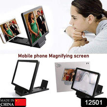 3D Phone Screen Magnifier Video Screen Amplifier Expander Holder Bracket for Mobile Phone Screen Zoom Display (1 Pc) - Goyaldeal.com