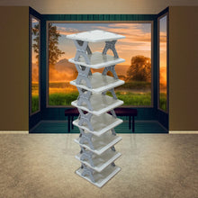 Foldable Shoe Rack (1 Pc, 8 Layers): Space-Saving, Entryway Storage - Goyaldeal.com