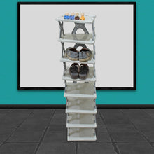 Foldable Shoe Rack (1 Pc, 8 Layers): Space-Saving, Entryway Storage - Goyaldeal.com