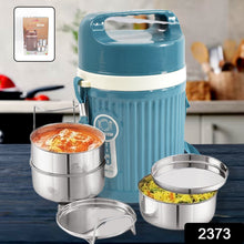 Stackable Insulated Tiffin with Handle (1 Pc): Leakproof, Hot Food Container - Goyaldeal.com