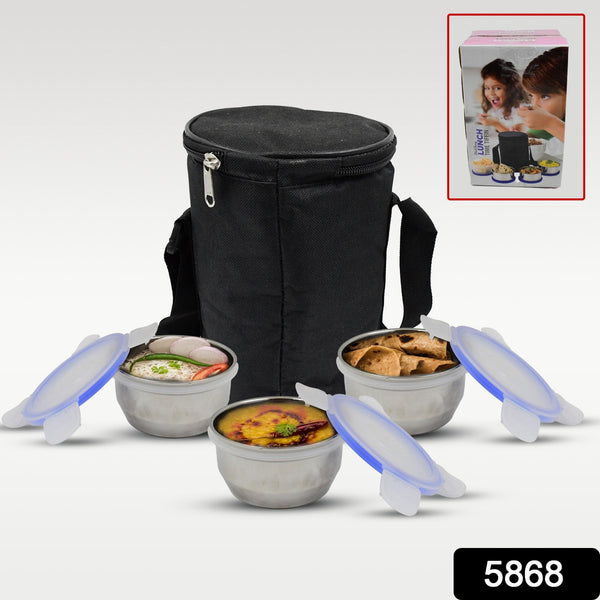 Stainless Steel Lunch Box - Multi-Compartment Airtight Container for Office, School & Travel - Goyaldeal.com