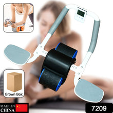 Abdominal Roller Wheel, Automatic Rebound Sponge Handle, Double Wheel Abdominal Roller, Non-Slip Timer Function with Elbow Support for Exercises for Body Fitness Strength Training Home Gym - Goyaldeal.com