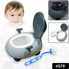 BABY PORTABLE LIGHTING & MUSIC TOILET, BABY POTTY TRAINING SEAT BABY POTTY CHAIR FOR TODDLER BOYS GIRLS POTTY SEAT FOR 1+ YEAR CHILD - Goyaldeal.com