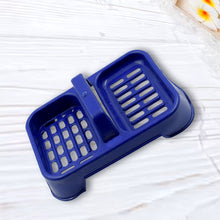 2in1 Plastic Soap Case, Dual Section Soap Holder for Bathroom or Kitchen Sink ,Sabudani(1 Pc / Multicolor) - Goyaldeal.com