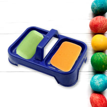 2in1 Plastic Soap Case, Dual Section Soap Holder for Bathroom or Kitchen Sink ,Sabudani(1 Pc / Multicolor) - Goyaldeal.com