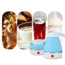 Silicone Foldable Collapsible Electric Water Kettle Camping Boiler - Goyaldeal.com