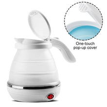 Silicone Foldable Collapsible Electric Water Kettle Camping Boiler - Goyaldeal.com